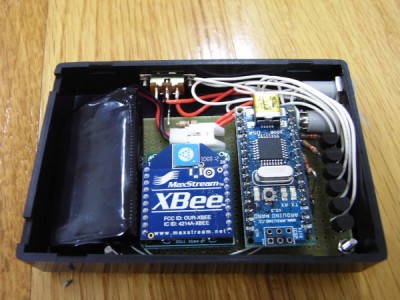 LEDコントローラ。Arduino + XBee + Battery